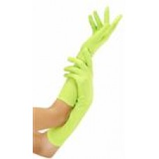 Handschoenen lang neon groen